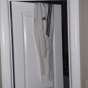 White Adidas Track Pants